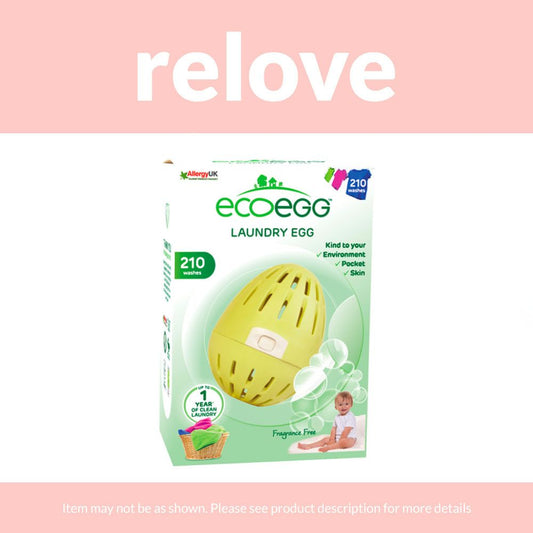 relove ecoegg Laundry Egg 210 Washes - Fragrance Free (damaged boxes)
