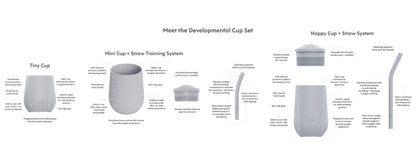 ezpz Developmental Cup Set in Pewter