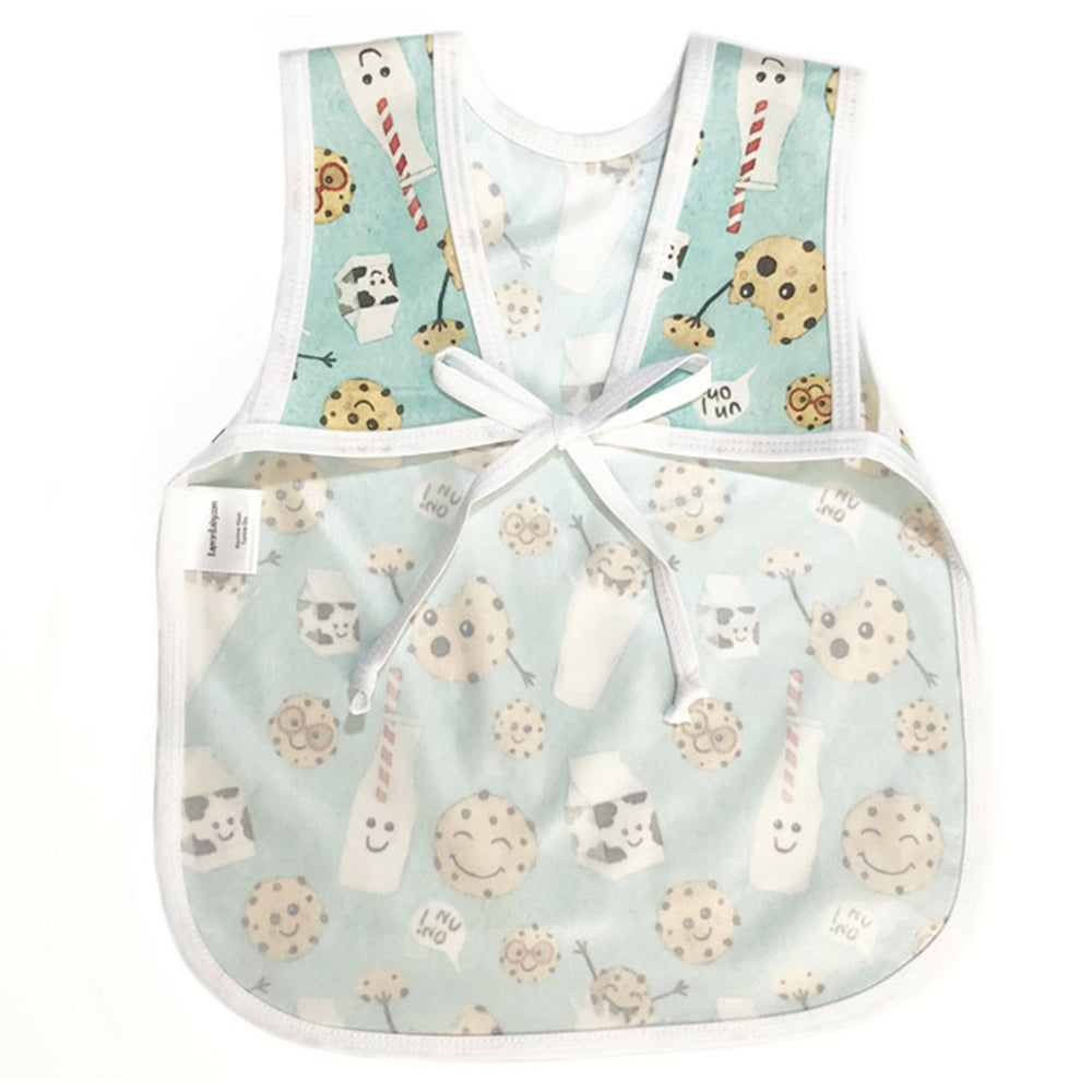 BapronBaby Toddler Bib (6m+) Core Collection Cookies and Milk