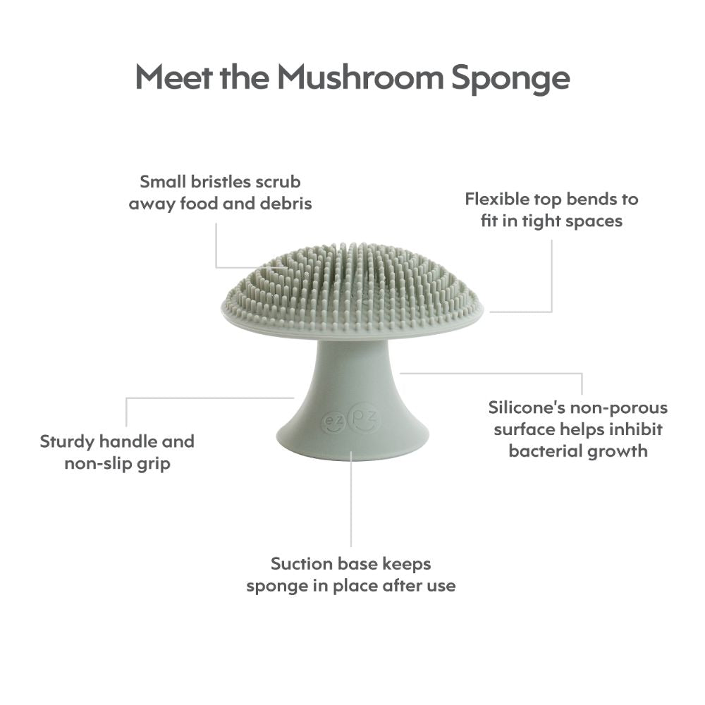 ezpz Mushroom Sponge in Sage