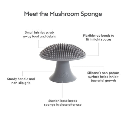 ezpz Mushroom Sponge in Grey