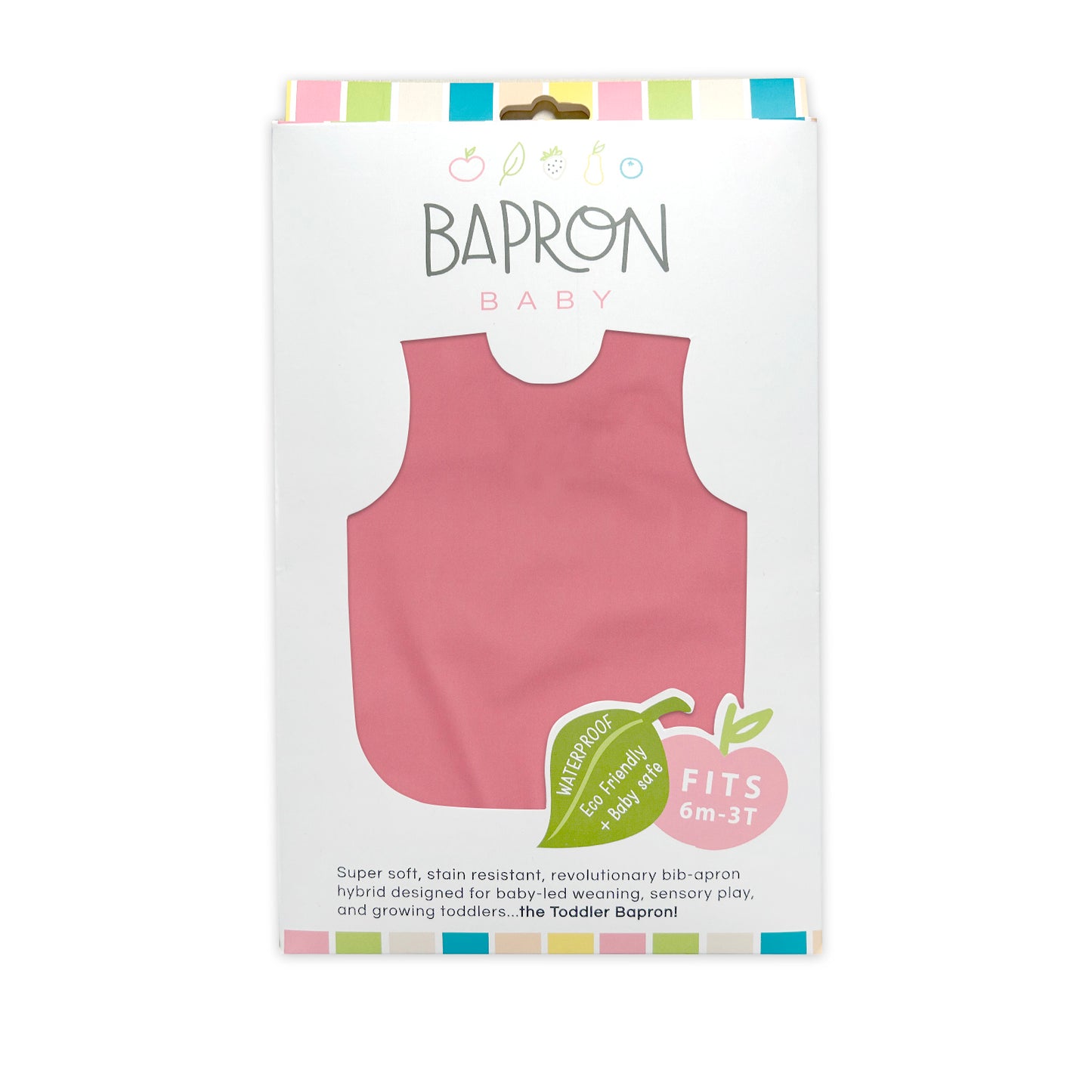 BapronBaby Toddler Bib (6m+) Minimalist Blush
