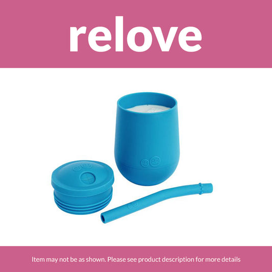 relove ezpz Mini Cup + Straw Training System in Blue
