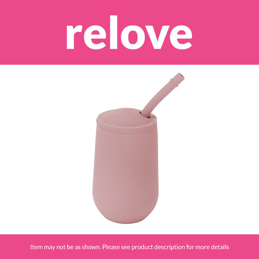 relove ezpz Happy Cup + Straw System in Blush