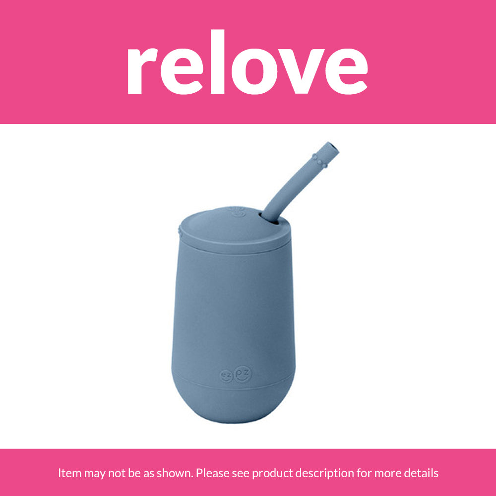 relove ezpz Happy Cup + Straw System in Indigo