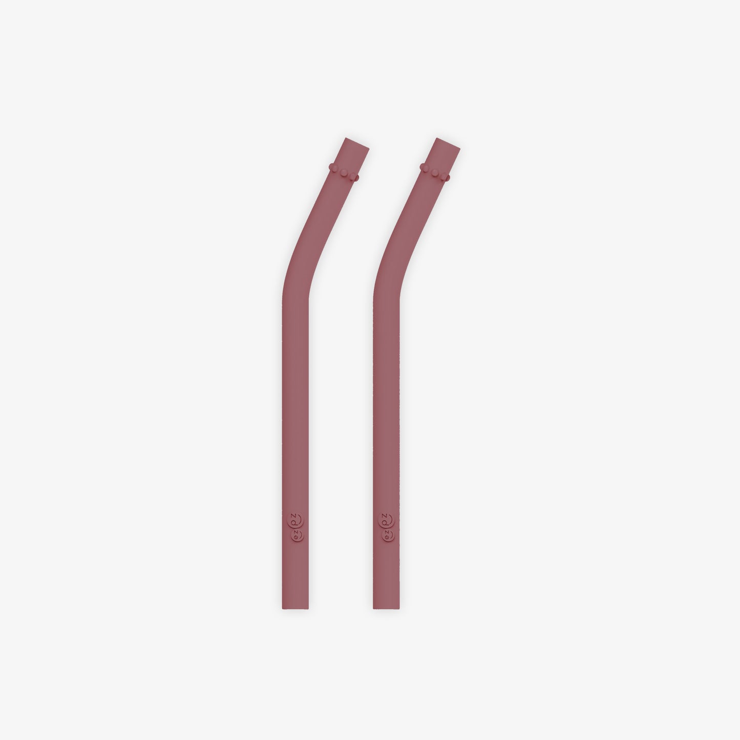 ezpz Happy Cup + Straw System Straw Replacement 2-Pack Mauve