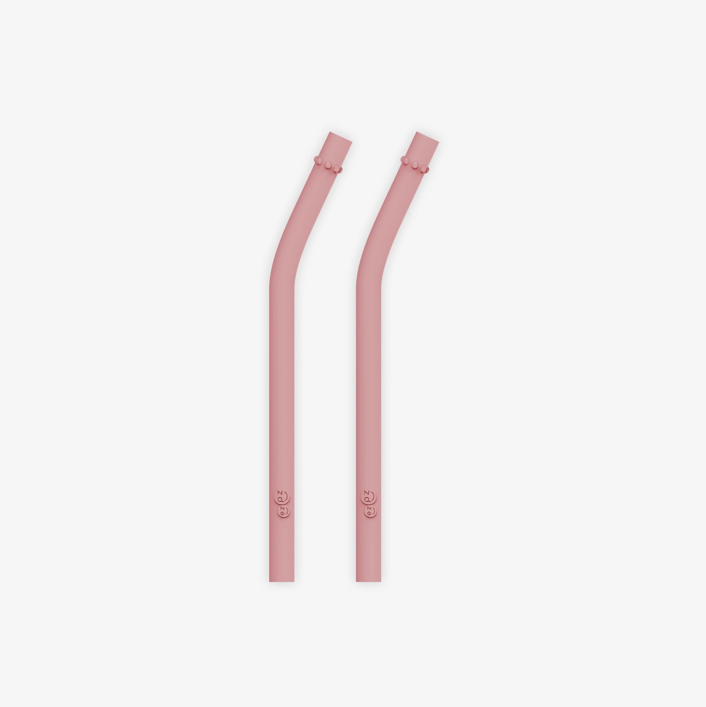 ezpz Happy Cup + Straw System Straw Replacement 2-Pack Blush
