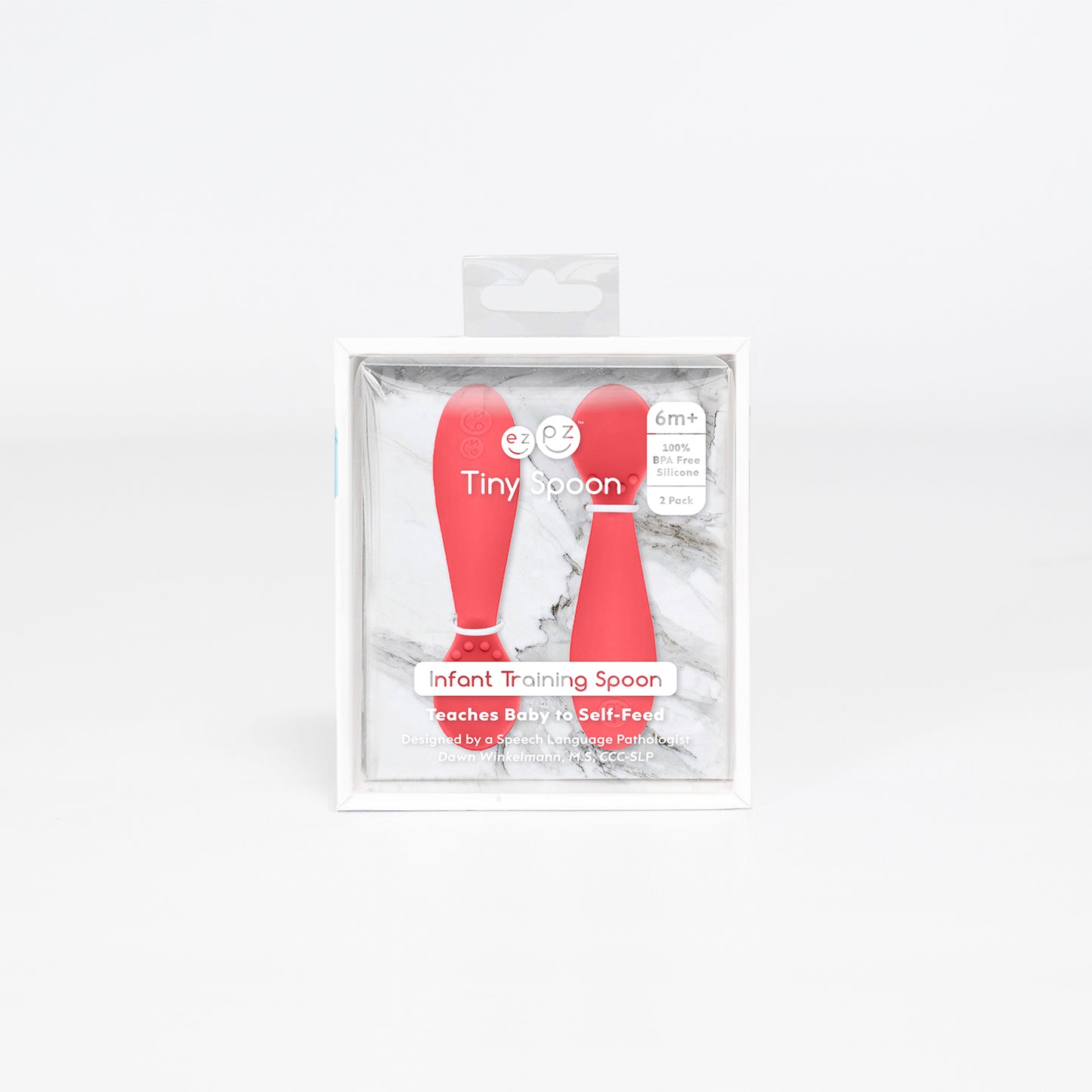ezpz Tiny Spoon 2-pack Coral
