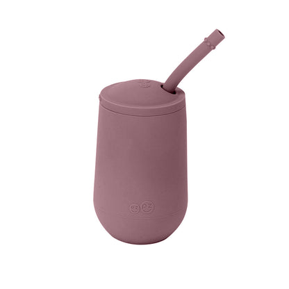 ezpz Happy Cup + Straw System in Mauve