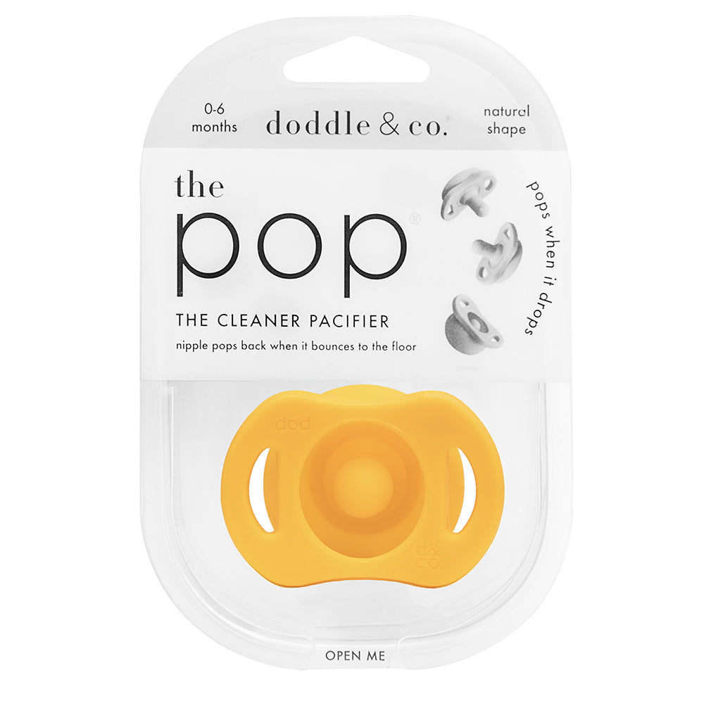Doddle & Co. Pop Pacifier Chin Up, Buttercup