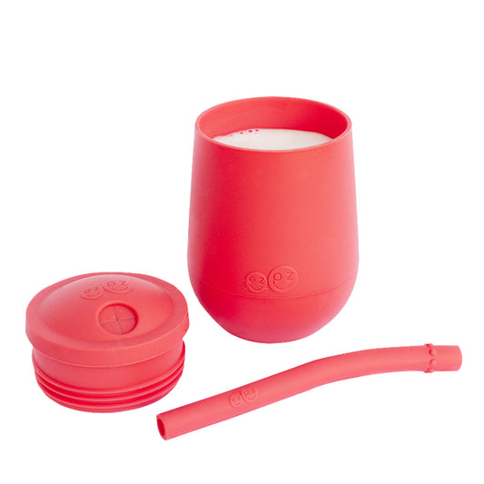 ezpz Mini Cup + Straw Training System in Coral