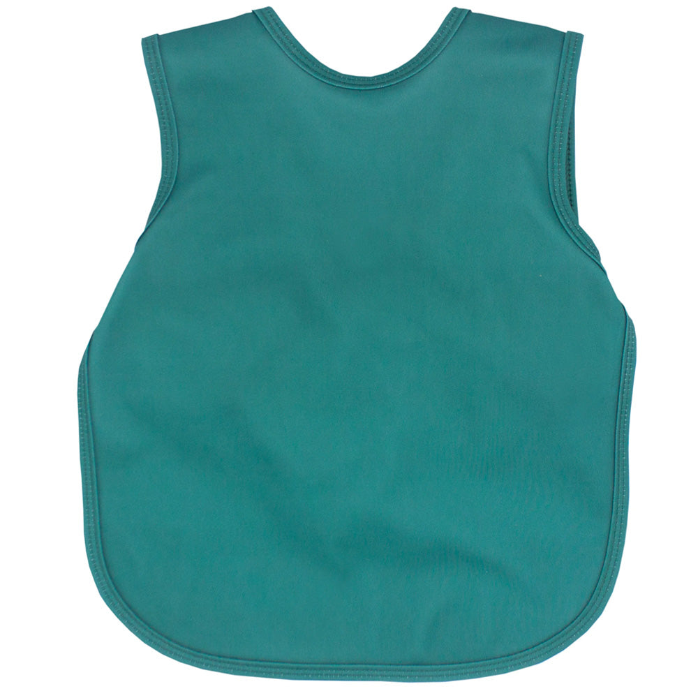 Bapron baby apron in minimalist pine, teal green colour