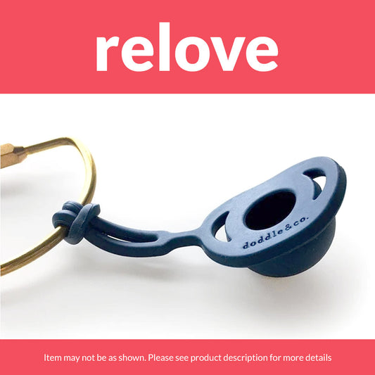 relove Doddle & Co. Mini Pop Keychain Fidget in Navy Blue (3.5 x 1.25 in)