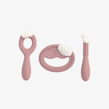 ezpz Oral Development Tools (3-pack) in Blush