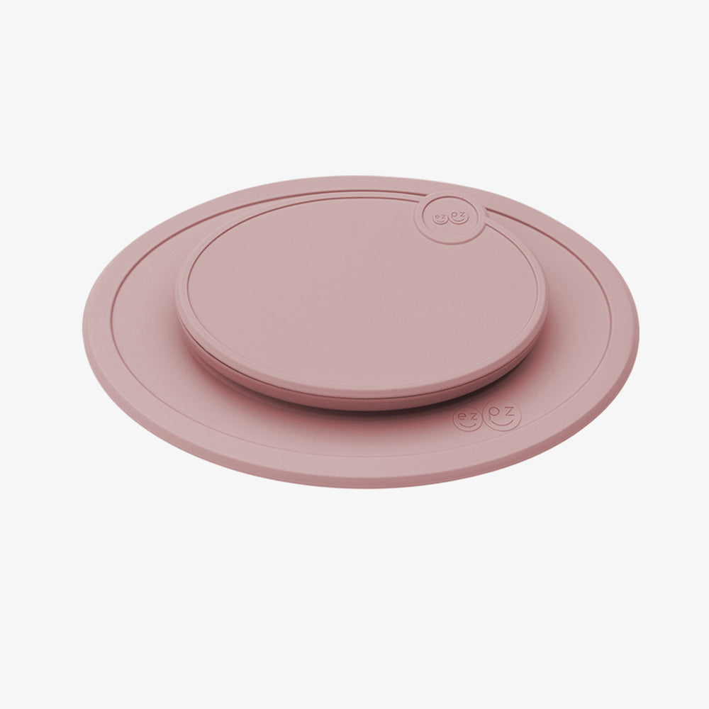 ezpz lid and mini mat in blush