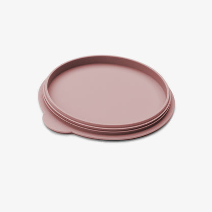 ezpz lid for mini bowl in blush, covering and storing leftovers or meal prep
