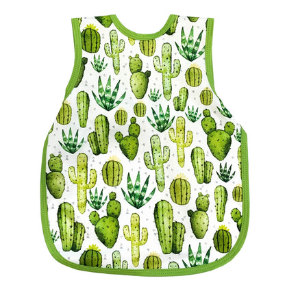 Bapron bib apron with cute cactus pattern